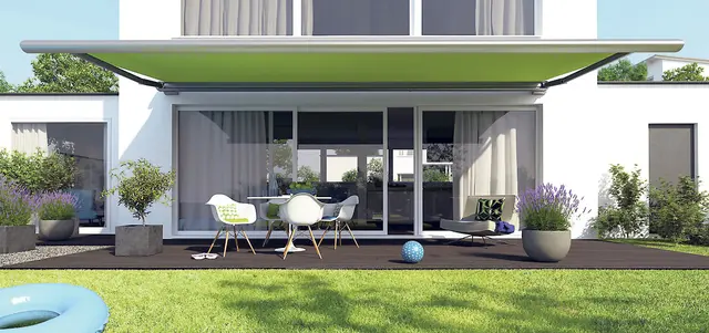 Markisen schaffen einen schattigen Platz für ein angenehmes Klima | Foto: Weinor