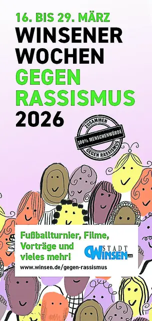 So wirbt die Stadt Winsen für die Wochen gegen Rassismus | Foto: Stadt Winsen