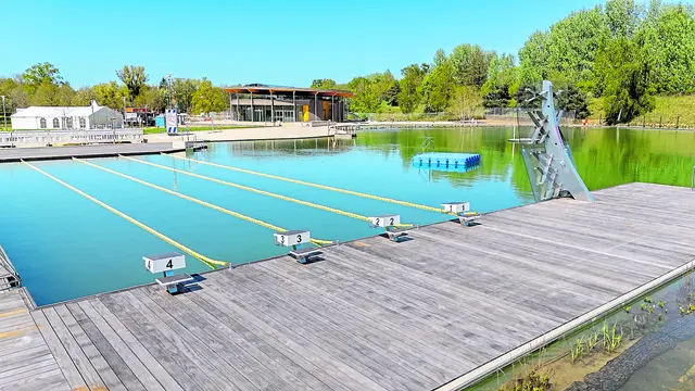 Das Naturbad Winsen öffnet auch in diesem Jahr trotz noch laufender Sanierung | Foto: Gregor Szilasko