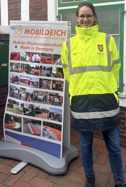 Bauingeneurin Lara Stappenbeck (34) beriet den Deichverband | Foto: sts