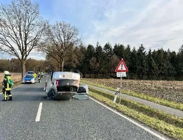 Verkehrsunfall in Harsefeld-Issendorf | Foto: Polizeiinspektion Stade