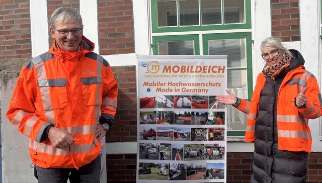 Freuen sich, das die mobilen Elemente gefördert werden: Walter Wagenhuber (63) und Stefanie Kock (59) | Foto: sts