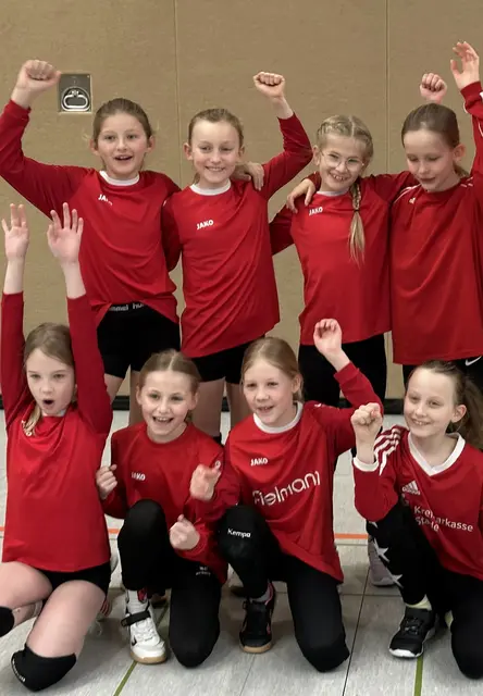 Die U10-Mädchen des MTV Wangersen haben bei den Landesmeisterschaften in Selsingen einen guten fünften Platz belegt. | Foto: MTV Wangersen