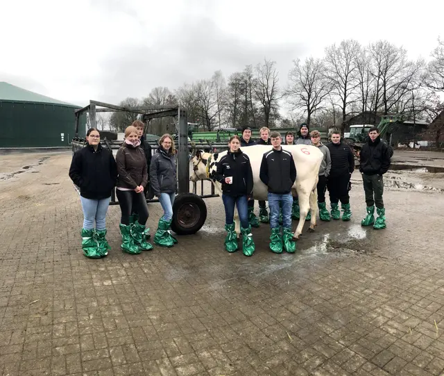 Landwirtschaftliche Azubis der BBS III Stade | Foto: BBS3