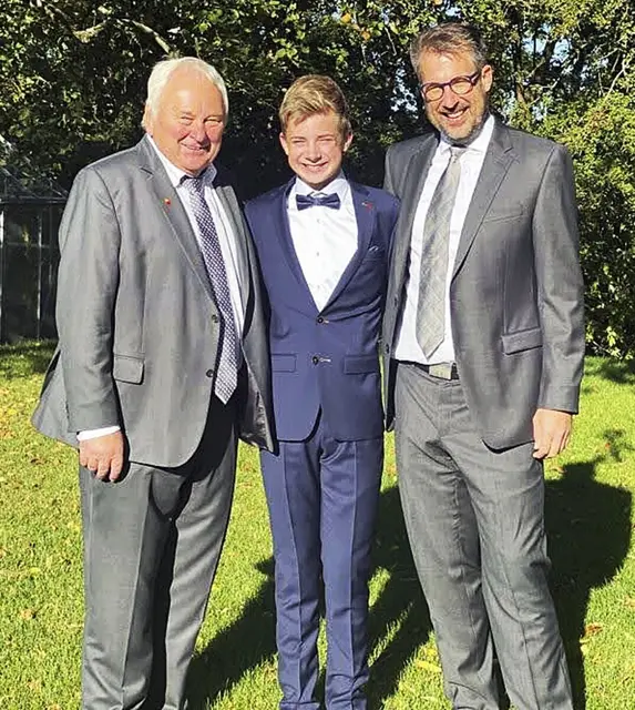 Hier zusammen mit Enkel und Sohn Henner | Foto: bim