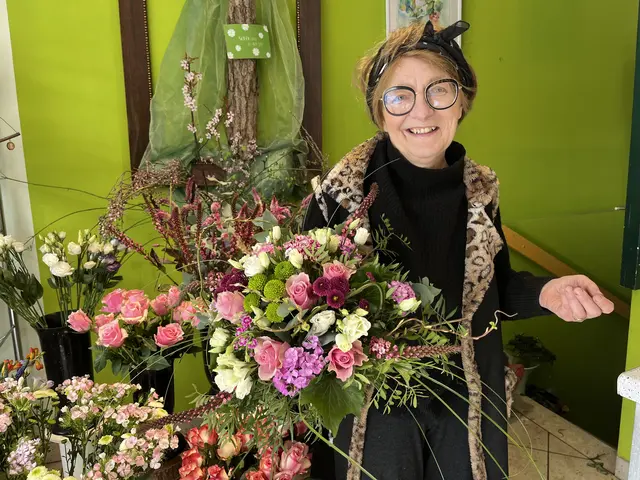 Marlene Schulz ist mit ihrem ganzen Herzen bei ihren Kunden und Blumen  | Foto: sra