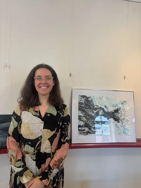 Franziska Sofa (31), die den aktuellen Leistungskurs der IGS Buxtehude als Tutorin begleitet | Foto: sts