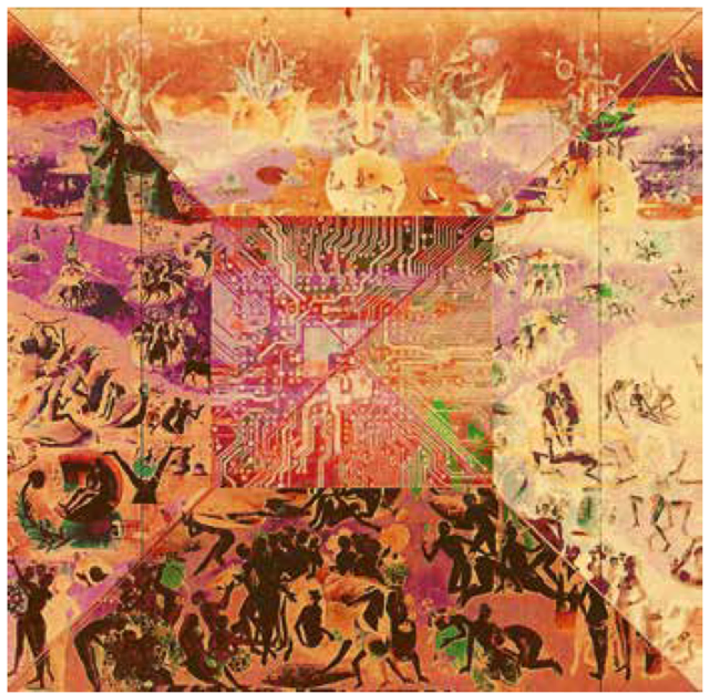 "Bosch revisited" (2025) aus der Ausstellung des Künstlerkollektiv "Samsara – Der Kreislauf des Seins" | Foto: Harald A.Finke