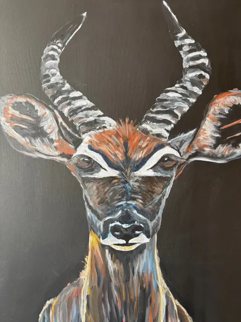 Eines der „Afrika“-Werke der Künstlerin Susanne Bardowicks | Foto: Wilfried Lohmann