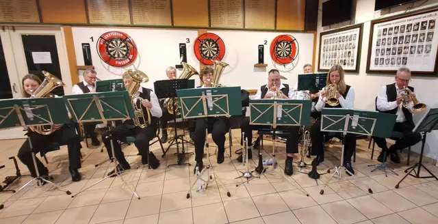 Der Spielmannszug sorgte mit seinem abwechslungsreichen Repertoire für gute Stimmung auf der Generalversammlung | Foto: Uwe Stelling