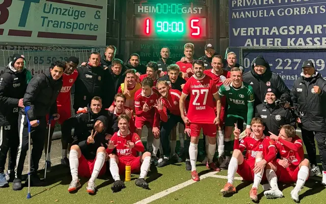 Das Team von Buchholz 08 lieferte eines der besten Saisonspiele | Foto: Buchholz 08