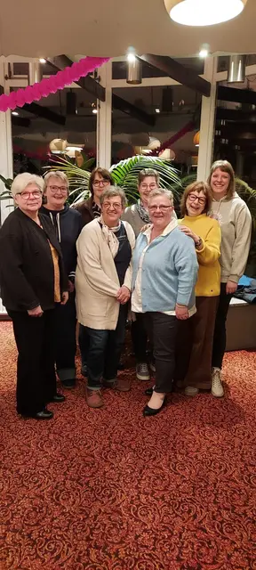 Der neue Vorstand: Gunhild Schulz (v. li.), Sabine Merkens, Susanne Davideit-Bassen, Sabine Beneke, Martina Meier, Silke Kamin, Michaela Juulsgaard, Janina Kienapfel | Foto: Landfrauen Heidenau