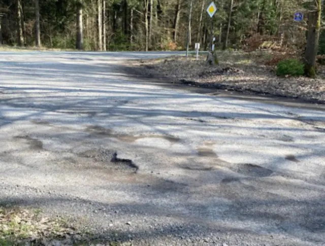 Ein "Greuel" für Autofahrer: die Straße am Büsenbach | Foto: privat