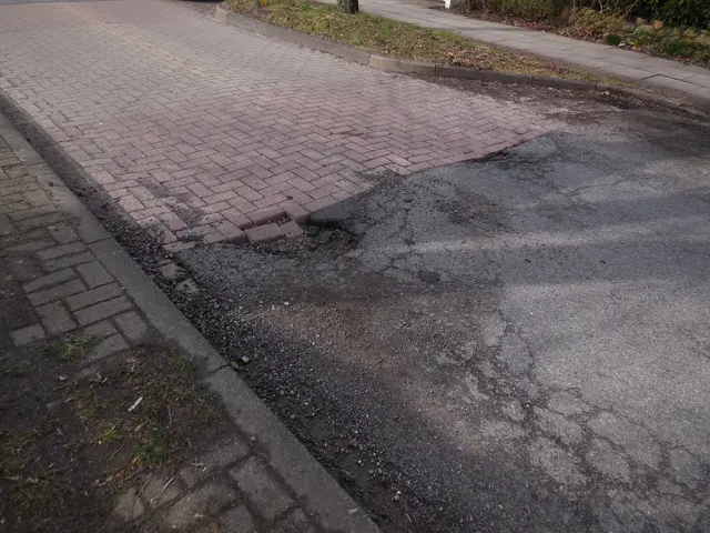 Dem Schlagloch in der Buchholzer Friedrichstraße kann man nicht ausweichen | Foto: privat