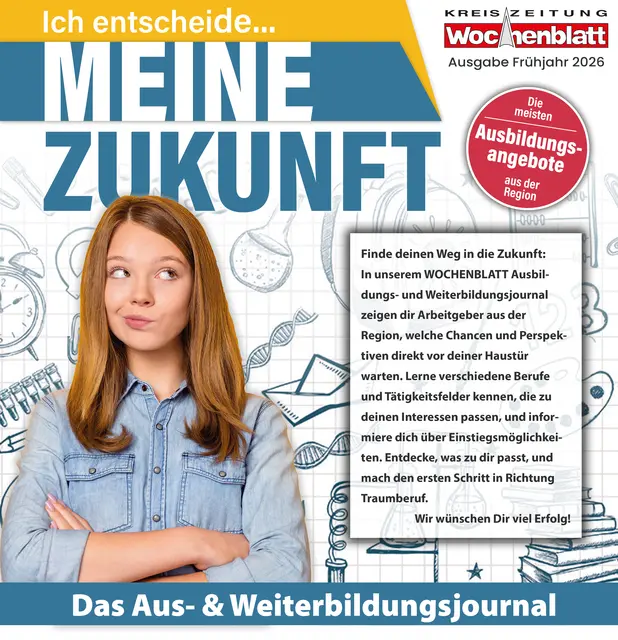 Die Sonderseiten rund um die Ausbildung befinden sich in der aktuellen WOCHENBLATT-Ausgabe und als E-Paper online | Foto: MSR