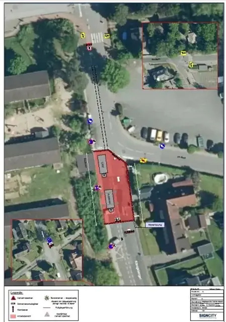 Königsberger Straße Verkehrszeichenplan Vollsperrung | Foto: Gemeinde Neu Wulmstorf