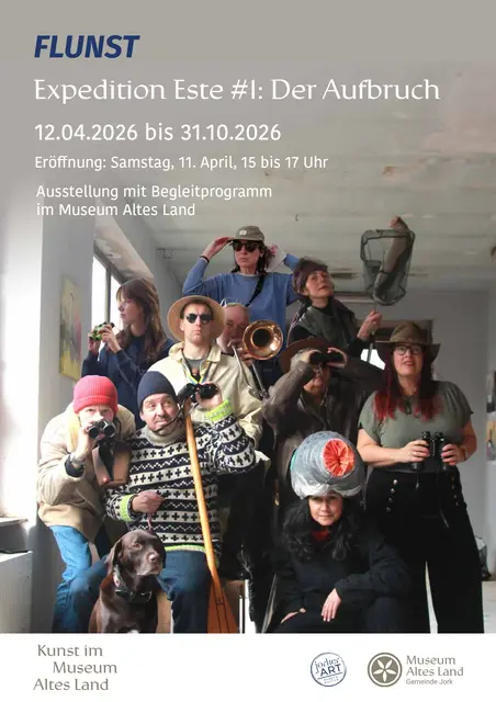 Das Kunstkollektiv FLUNST eröffnet eine Ausstellung mit regionalem Bezug im Museum Altes Land | Foto: Kunstkollektiv FLUNST e.V./Museum Altes Land