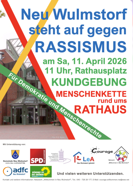 Flyer der Aktion gegen Rassismus | Foto: Gemeinde Neu Wulmstorf