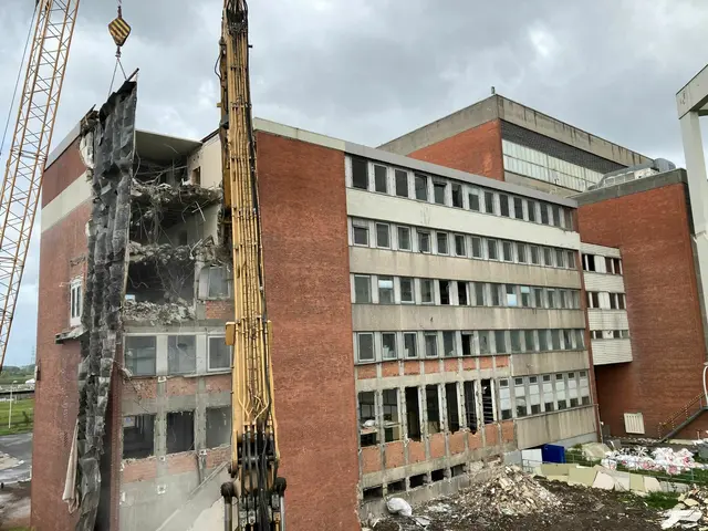 Das Verwaltungsgebäude wurde bereits 2023 abgerissen | Foto: PreussenElektra