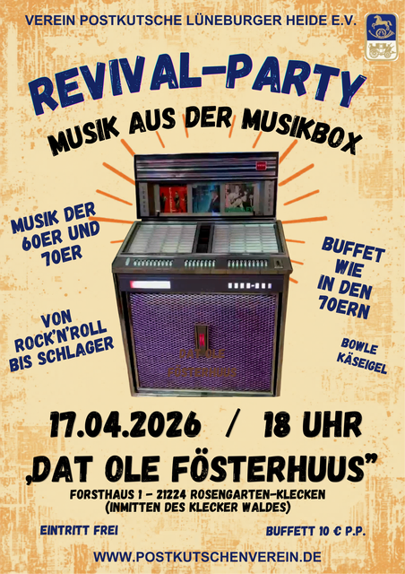 Flyer der Veranstaltung | Foto:  Verein Postkutsche Lüneburger Heide