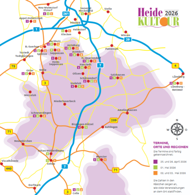 HeideKultour Karte  | Foto: HeideKultour e.V.