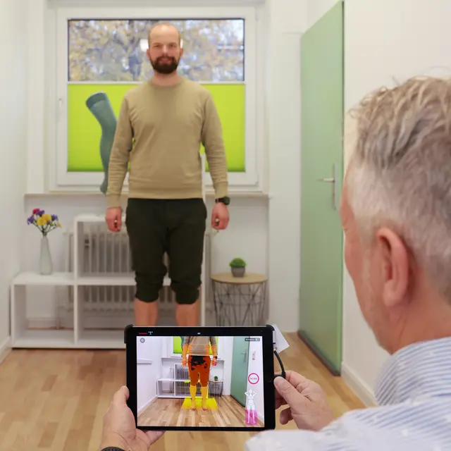 Mit dem Messgerät können spezielle Daten des Körpers sichtbar gemacht werden  | Foto: Barwich