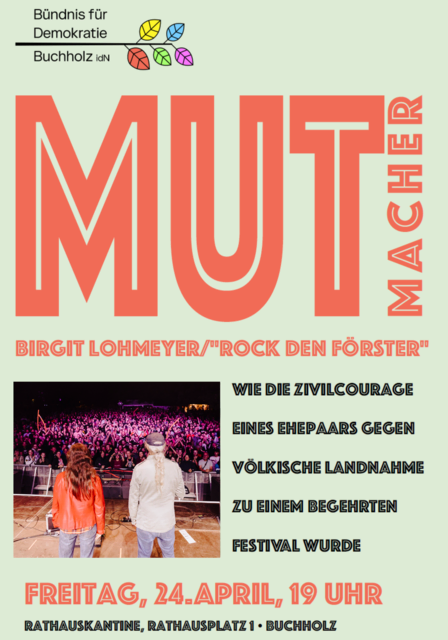 Veranstaltungsflyer des Bündnis für Demokratie | Foto: Bündnis für Demokratie/Foto: Laura Mueller