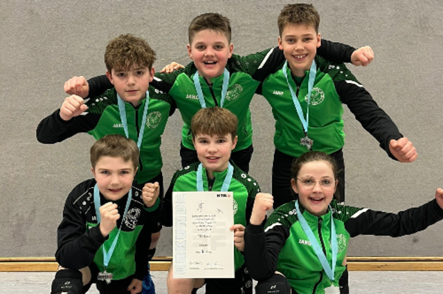 Platz sieben bei der DM für Essels-Nachwuchs. | Foto: Verein