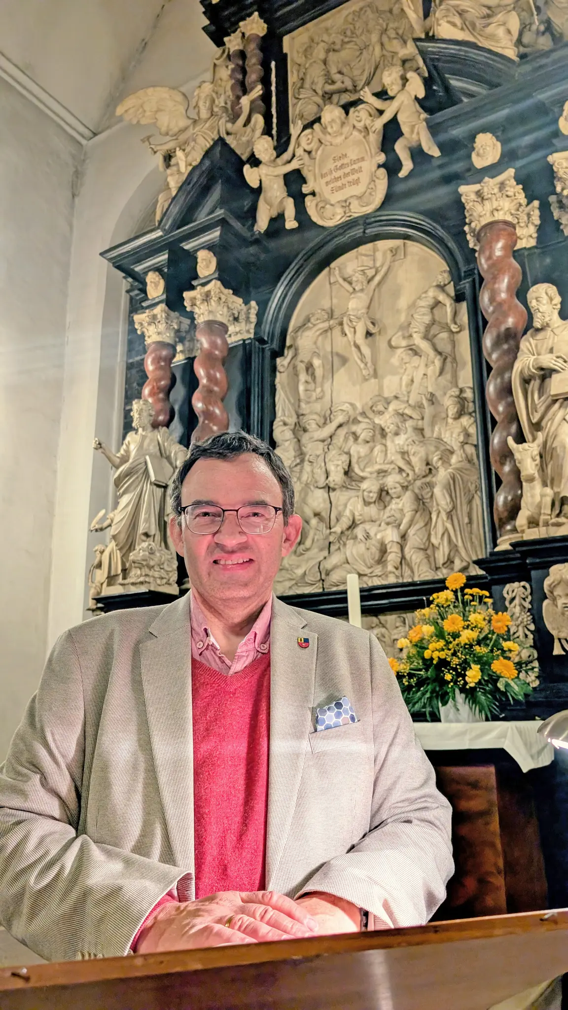 Stader St Erster Kreisrat liest aus dem Neuen Testament: Wenn die Nacht leise ...
