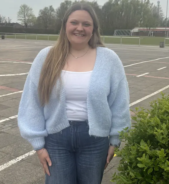 Die Blütenkönigin Ella Weilert (19) in "zivil" | Foto: sts