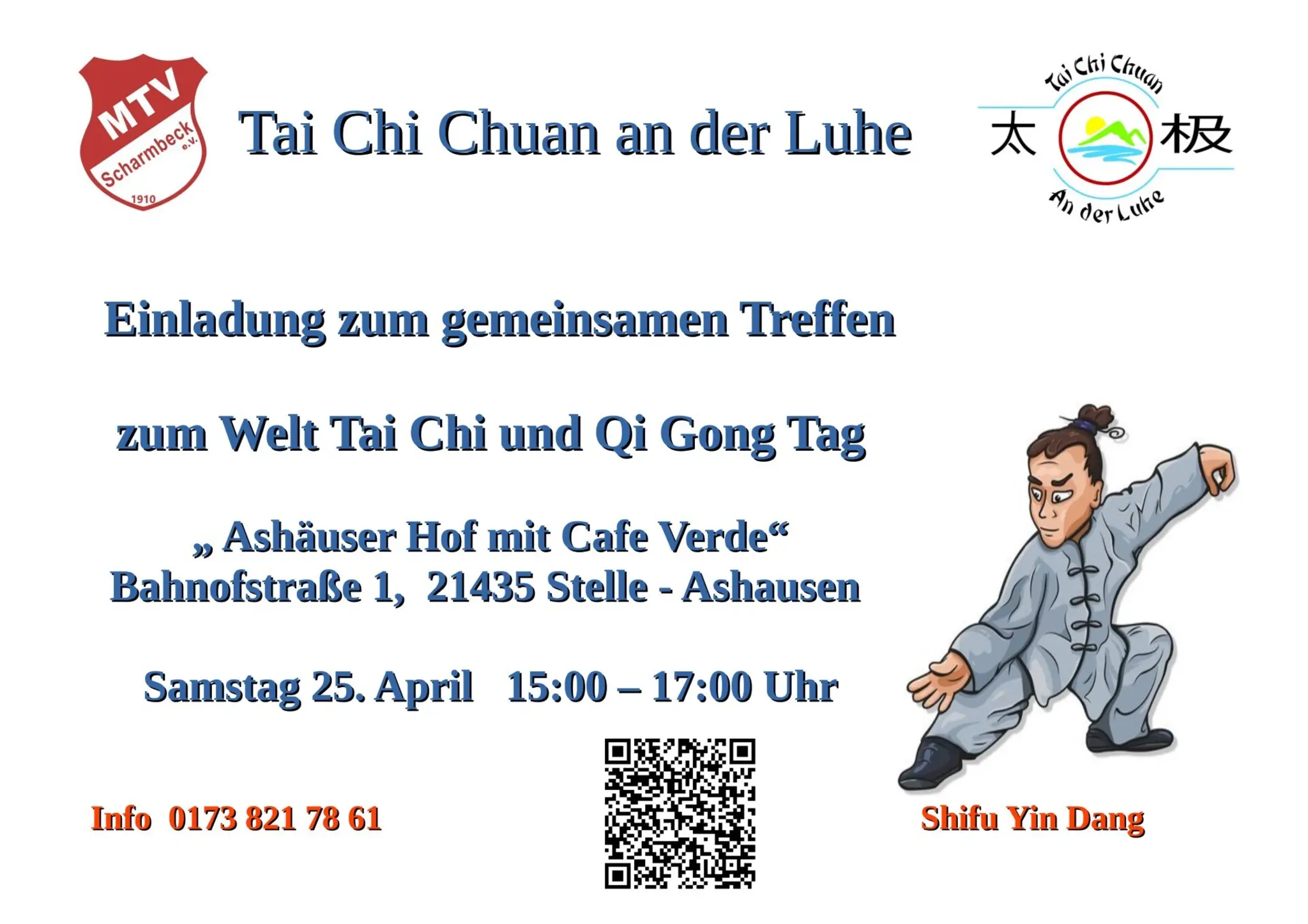 Welt-Tai-Chi-Tag am 25. April: Tai Chi zum Mitmachen in Ashausen - Winsen