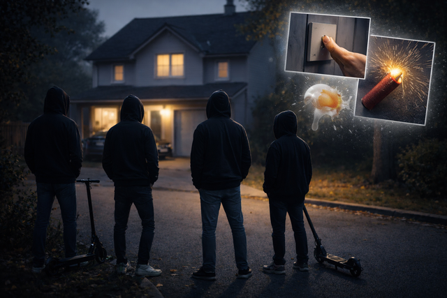 Die Täter kommen stets in der Dunkelheit (Symbolfoto) | Foto: KI-generiert