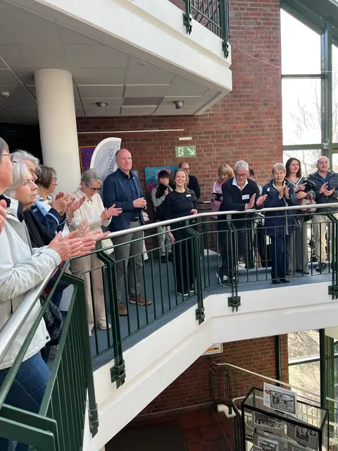 Tobias Handtke sprach einleitende Worte | Foto: Gemeinde Neu Wulmstorf