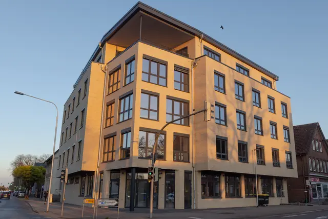 Das neue Riedels Eck: Moderne Gebäude, moderne Büros, statt Schandfleck. | Foto: ks