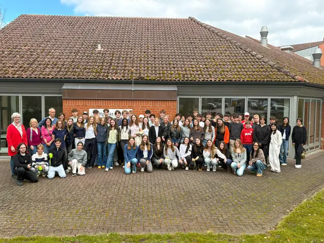 Die Freude über das Wiedersehen war groß bei den Schülerinnen und Schülern | Foto: Gemeinde Seevetal
