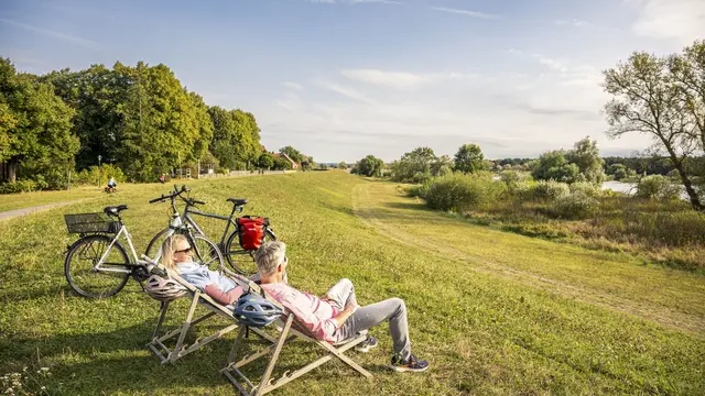 Der Elberadweg bei Stiepelse | Foto: Markus Tiemann