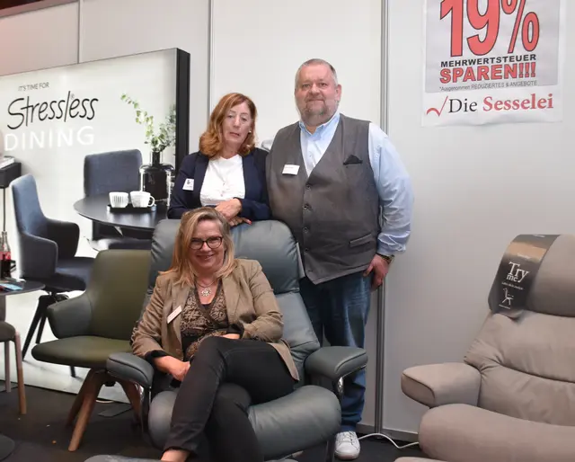 Das Team der Sesselei aus Buchholz freute sich über den großen Publikumszuspruch | Foto: Axel-Holger Haase