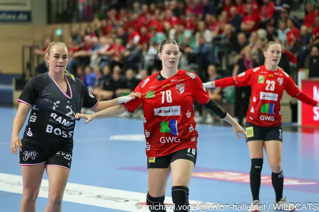 Lucy Strauchmann (mi.) spielte bisher für den SV Union Halle-Neustadt | Foto: SV Union Halle-Neustadt