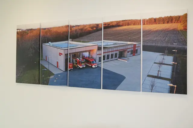 Das neue Gerätehaus von oben | Foto: Stadt Buchholz