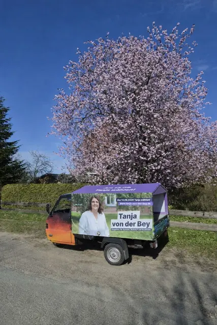 Der Wahlkampfwagen von Tanja von der Bey
 | Foto: Tanja von der Bey
