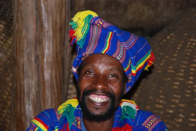 In Äthiopien gab es eine Begegnung mit dem König von Konso | Foto: Hermann Isenberg