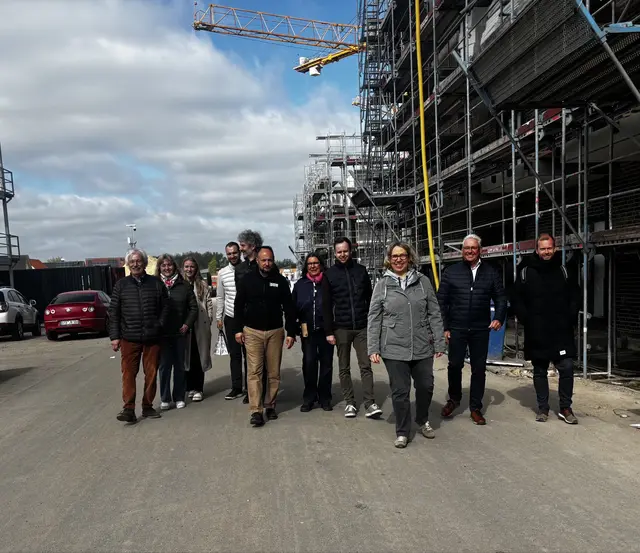 Rundgang durch das entstehende Wohngebiet | Foto: sts