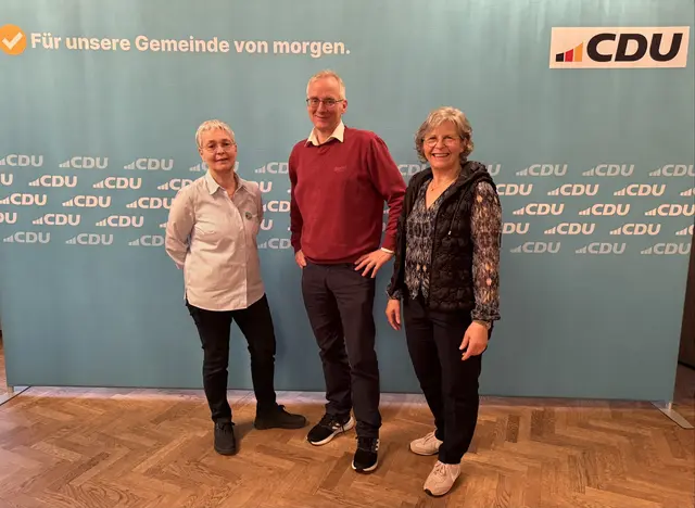 Für den Kreistag nominiert: Christine Rudnik, Maximilian Leroux, Anke Grabe (v.l.n.r.) | Foto: CDU-Rosengarten