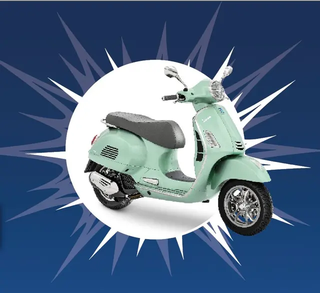Der Hauptgewinn beim Vespa-Gewinnspiel ist ein Vespa, die sechs Monate lang gratis gefahren werden kann | Foto: Kuhn+Witte