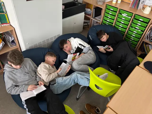 Gemütliche Lesezeit in der Schule | Foto: D. Masuth