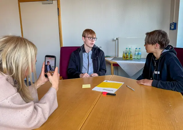 Reinschnuppern in der Pressestelle | Foto: Gemeinde Seevetal