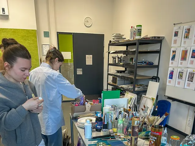 Einer der Workshops in denen die Bilder entstanden sind | Foto: IGS Seevetal