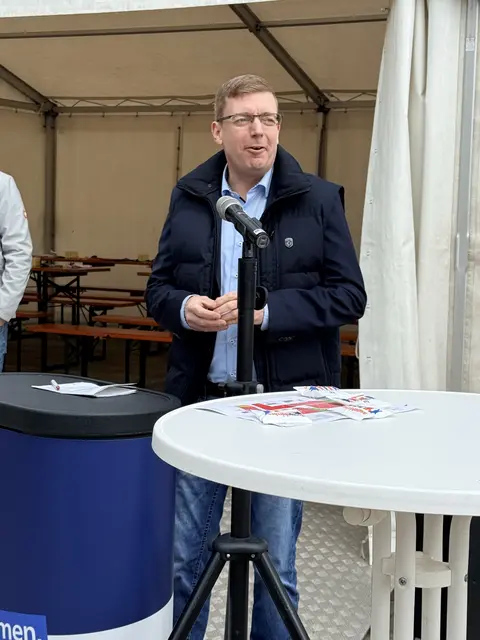 Dirk Hirsch, 1. Stadtrat der Stadt Buchholz, vertrat Bürgermeister Röhse | Foto: ssc