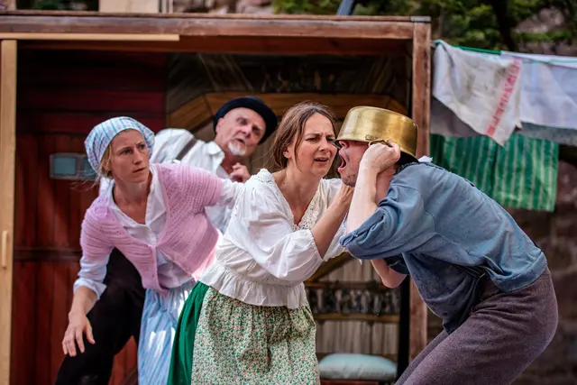 Michel aus Lönneberga am 8. November | Foto: Regionentheater / Matthias Krumrey