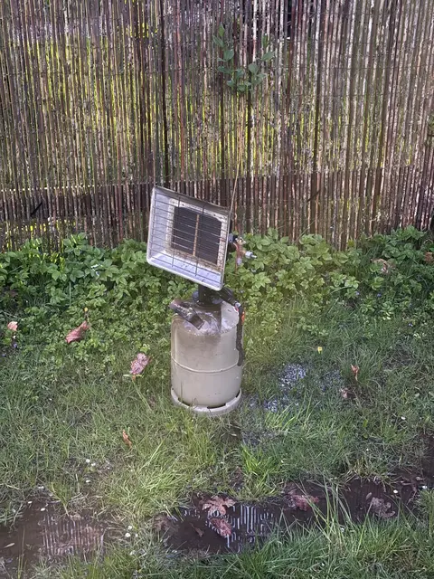 Der Gasheizstrahler  | Foto: Feuerwehr